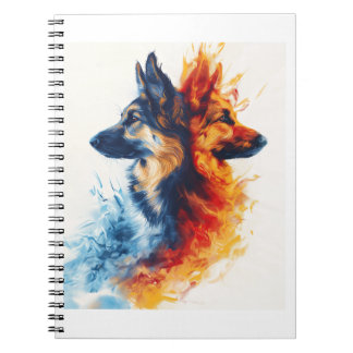 Cuaderno Pastores alemanes en armonía elemental