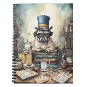 Cuaderno Patas y Páginas: Aventuras de un Pug Caprichoso