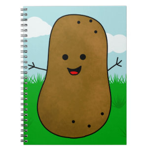 Cuaderno Patata Feliz y Bonita en el Jardín