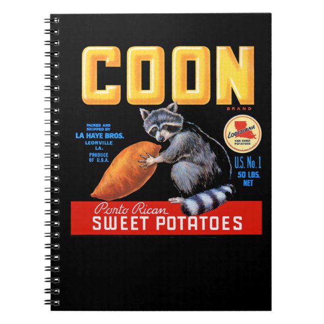 Cuaderno Patatas dulces de la marca Coon (Frente)