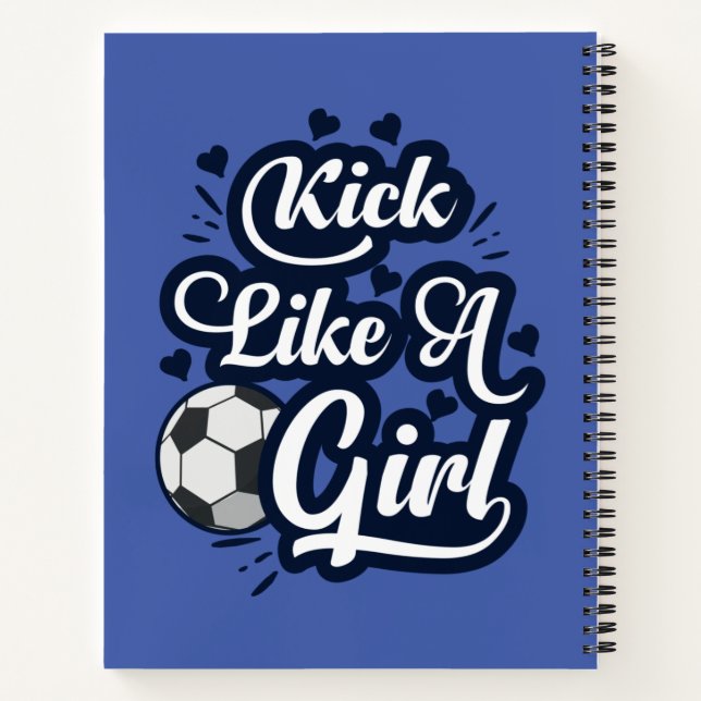 Cuaderno Patear Como Un Chica (Reverso)