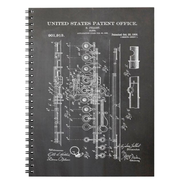 Cuaderno Patente Flute (Frente)
