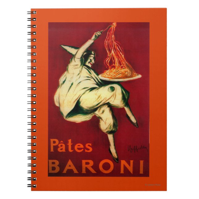 Cuaderno Pates Baroni Vintage PosterEurope (Frente)