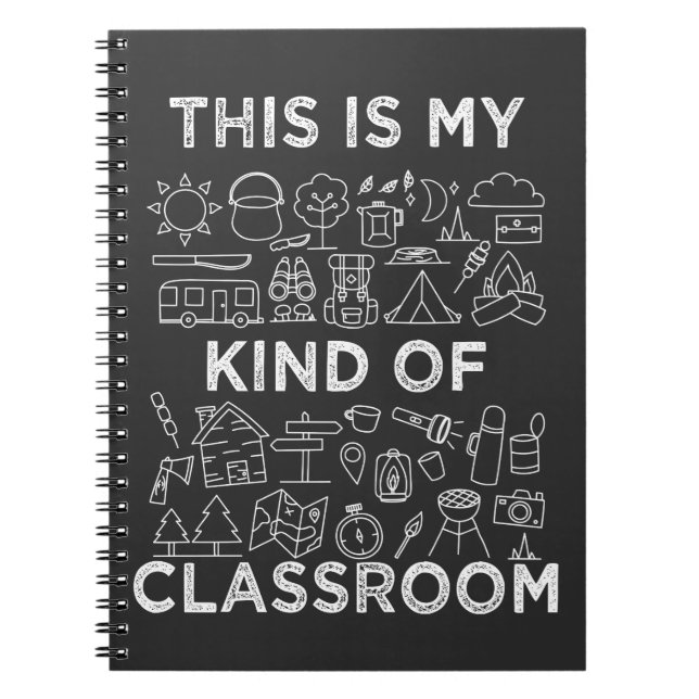 Cuaderno Pathfinders Camping Exterior Scout Leader Classroo (Frente)