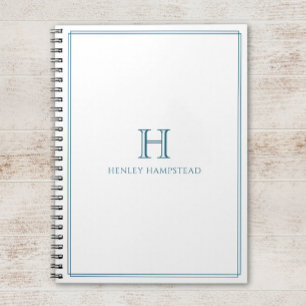 Cuaderno Patina Inicial Moderna Borde Azul