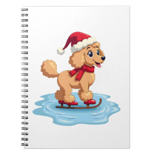 Cuaderno Patinador de hielo Caniche