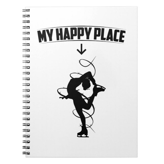 Cuaderno Patinaje artístico | ideas de regalo para patinado (Frente)
