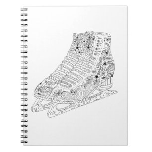 Cuaderno patinaje artístico sobre hielo regalo