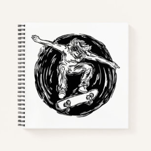 Cuaderno Patinaje De Patinaje De Plana Duración