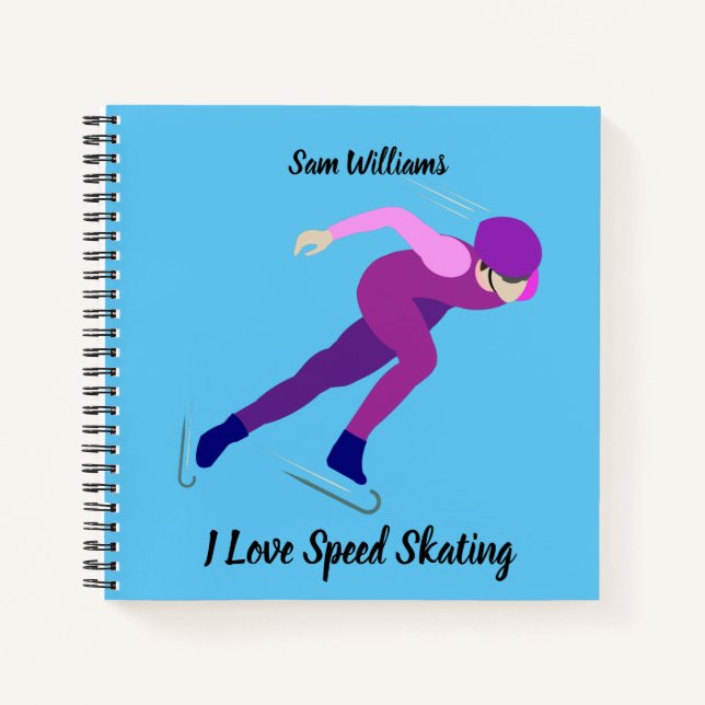 Cuaderno Patinaje de velocidad (Anverso)
