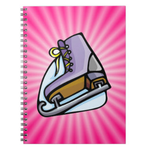Cuaderno Patinaje Hielo Rosa