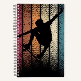 Cuaderno Patinaje Retro Vintage