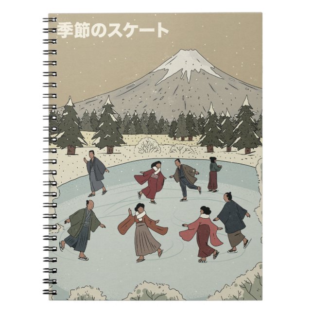 Cuaderno Patinaje sobre hielo estacional (Frente)