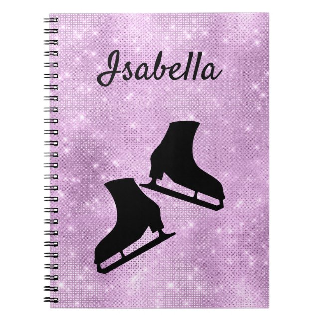Cuaderno Patinaje sobre hielo portátil figura patinando chi (Frente)