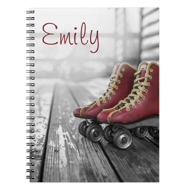 Cuaderno Patines de rodillos antiguos (Frente)