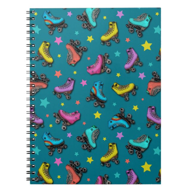 Cuaderno Patines y Estrellas Retro (Frente)