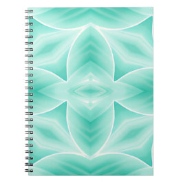 Cuaderno Patleta geométrica acuarina y blanca