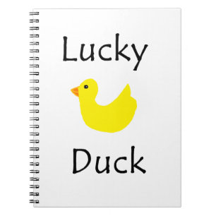 Cuaderno Pato afortunado