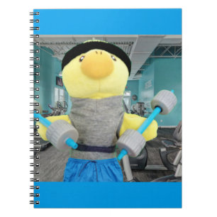 Cuaderno Pato Danny en el gimnasio