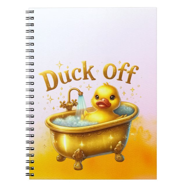 Cuaderno Pato de Baño Divertido (Frente)