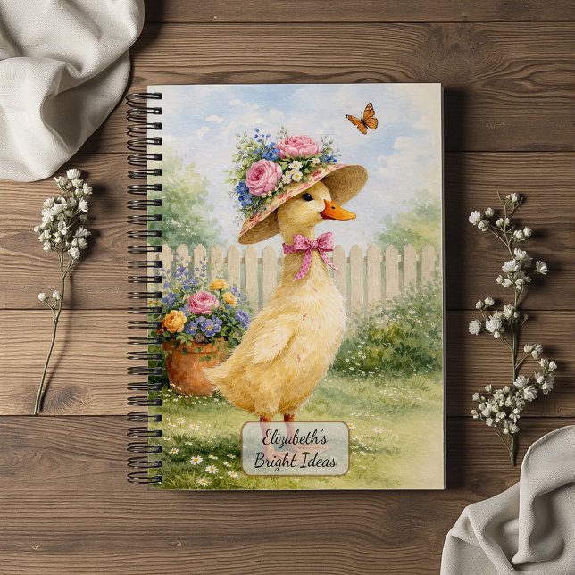 Cuaderno Pato de jardín vintage (Subido por el creador)