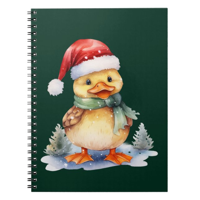 Cuaderno Pato de Navidad (Frente)