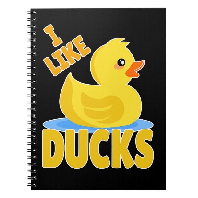 Cuaderno Pato Quack Pato Amarillo de goma pato chillón me g (Frente)