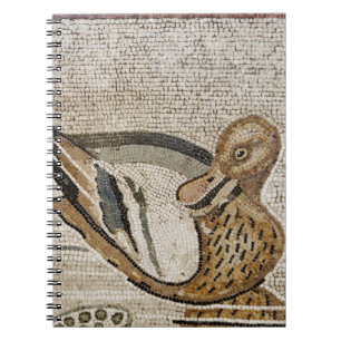 Cuaderno Pato y pájaro, mosaico del Nilo, casa del fauno