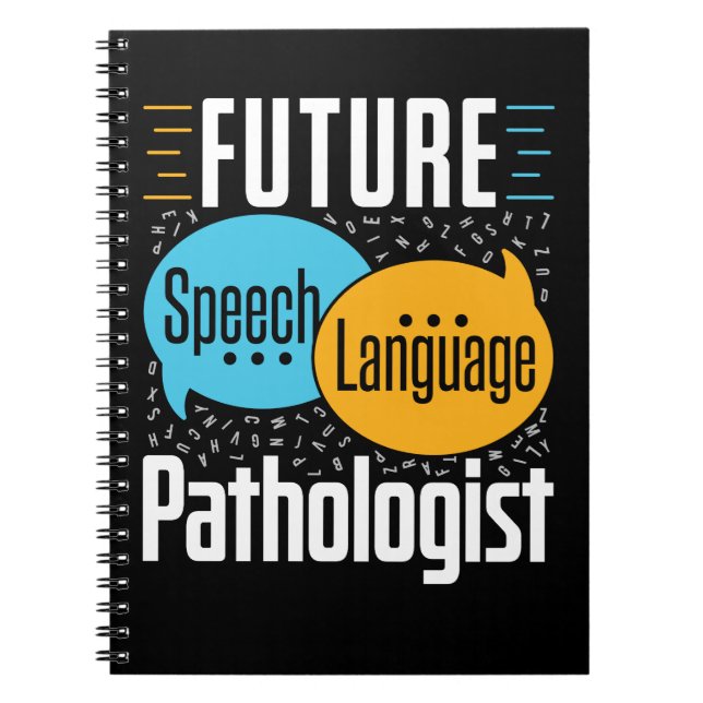 Cuaderno Patólogo de lenguaje de voz futuro SLP (Frente)
