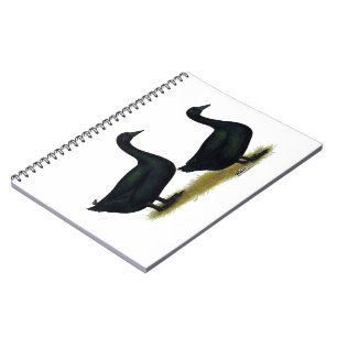 Cuaderno Patos: Cayugas negro