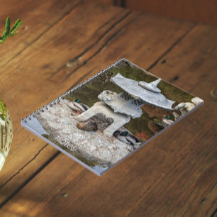 Cuaderno Patos de linterna y mallard japoneses