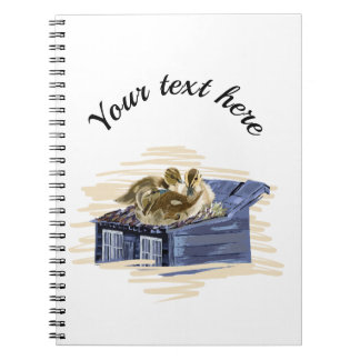 Cuaderno Patos marrones en el techo