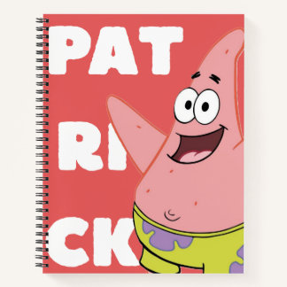Cuaderno Patrick Star Inspired Notebook 