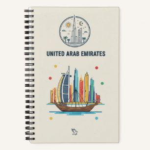 Cuaderno Patrimonio de Emiratos Árabes Unidos y foto de Bur