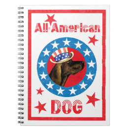 Cuaderno Patriotic Plott Hound
