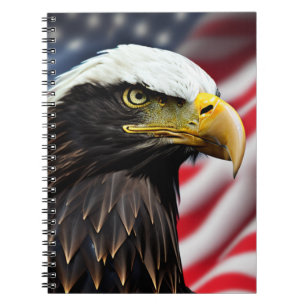 Cuaderno Patriótico/Águila/Americano/EE. UU. 