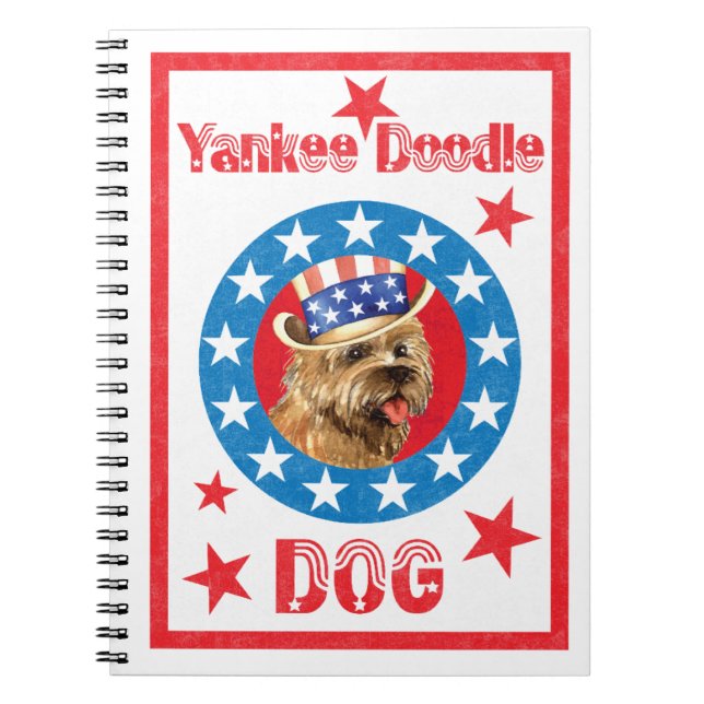 Cuaderno Patriótico Cairn Terrier (Frente)