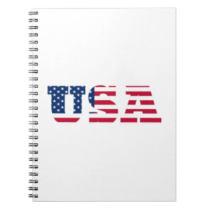 Cuaderno Patriótico de Bandera de Estados Unidos