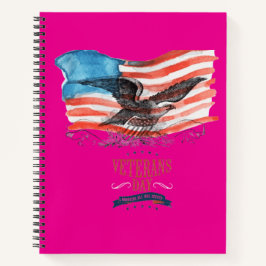 Cuaderno Patriots remembered hot pink
