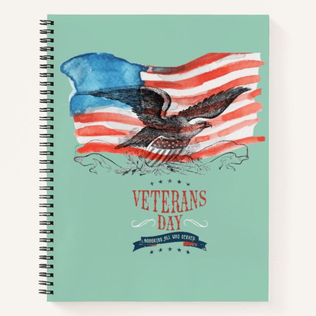 Cuaderno Patriots remembered light teal (Anverso)