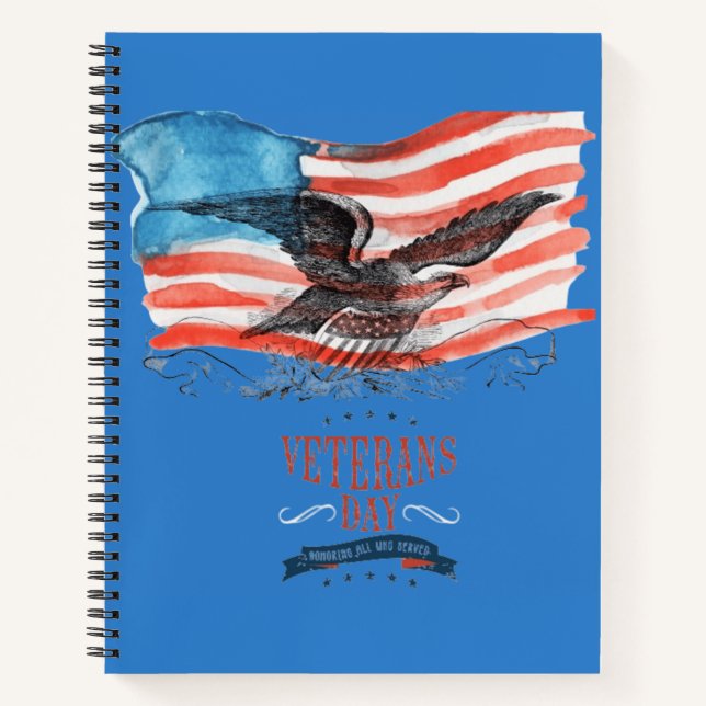Cuaderno Patriots remembered medium blue (Anverso)