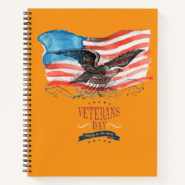 Cuaderno Patriots remembered orange