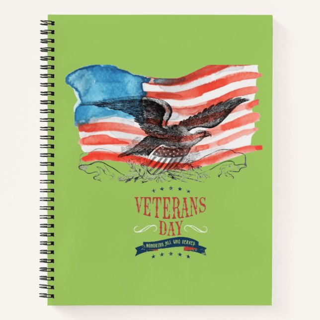 Cuaderno Patriots remembered pea green (Anverso)
