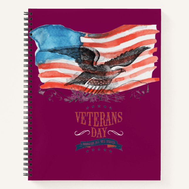 Cuaderno Patriots remembered wine color (Anverso)