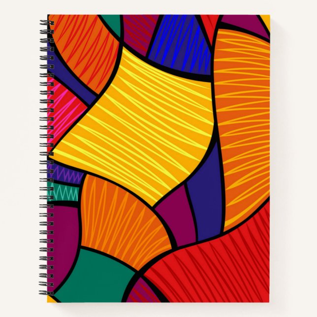 Cuaderno Patrón abstracto (Anverso)