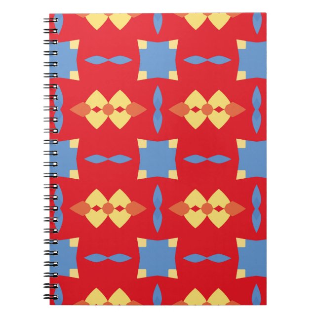 Cuaderno Patrón abstracto. abstracto, fondo, placa, belleza (Frente)