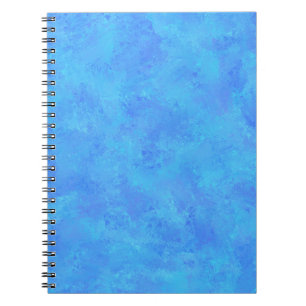 Cuaderno Patrón abstracto azul