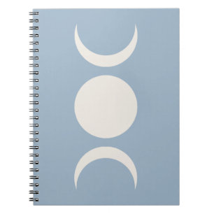 Cuaderno Patrón abstracto boho de luna