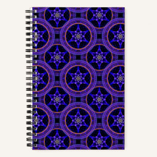 Cuaderno Patrón abstracto boho elegante moderno floral #505