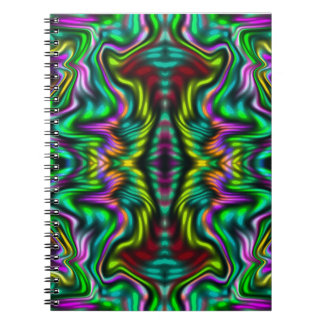 Cuaderno Patrón abstracto colorido.